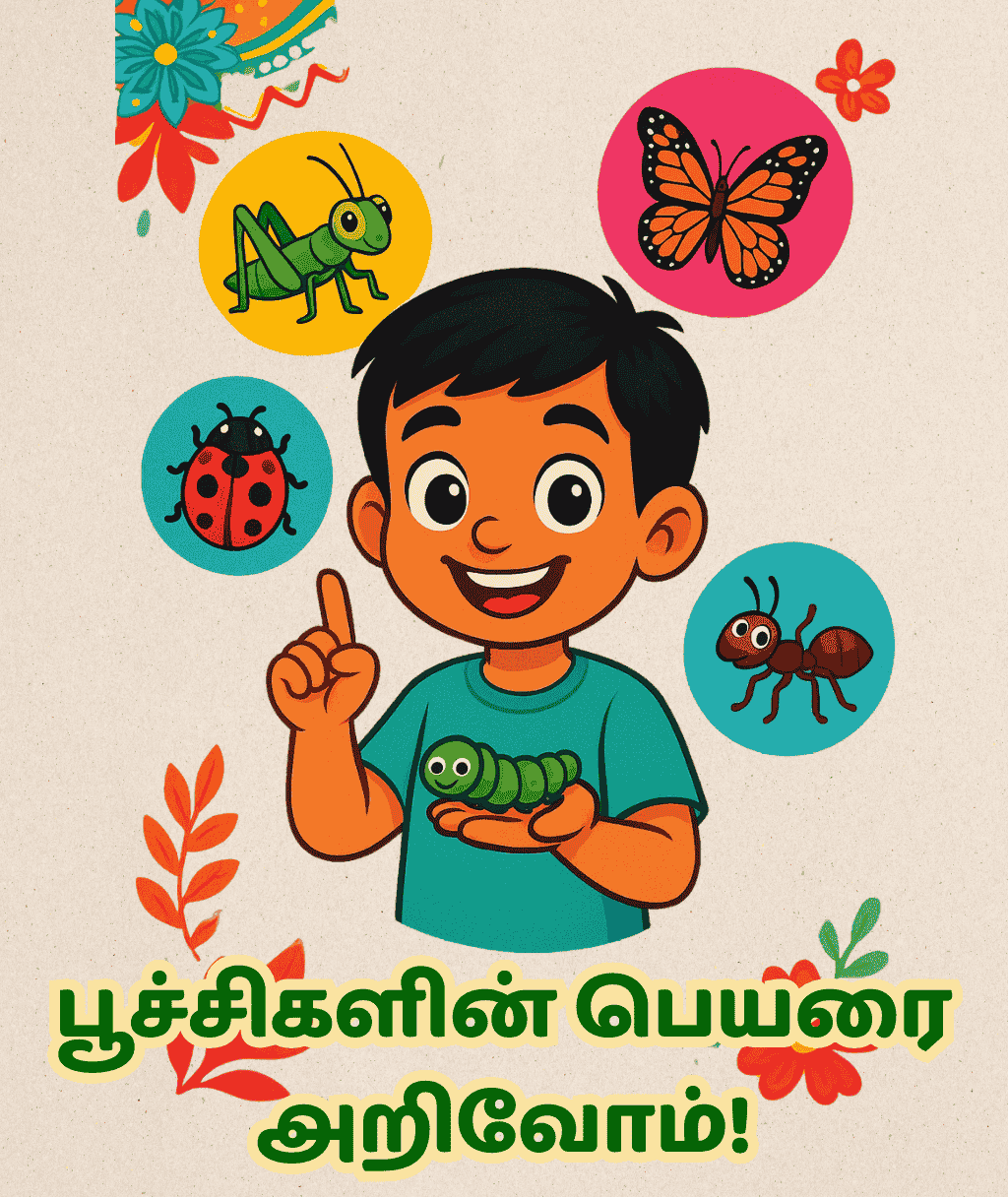 பூச்சிகளின் பெயரை அறிவோம்!